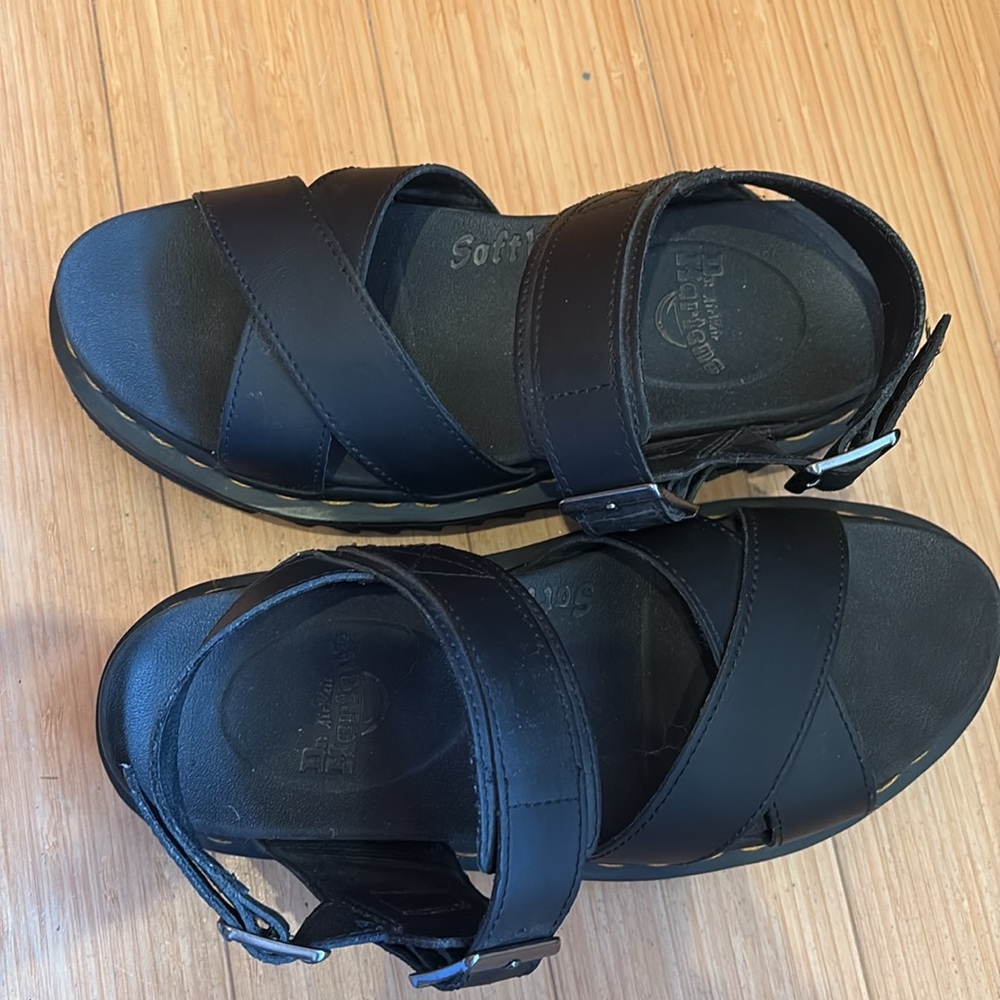 DR MARTENS Black Platform Sandals - Picture 3 of 3